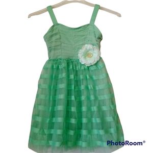 Women's/Teen Dance/Recital Costume Small or Medium Toule Flower detail NEW Mint
